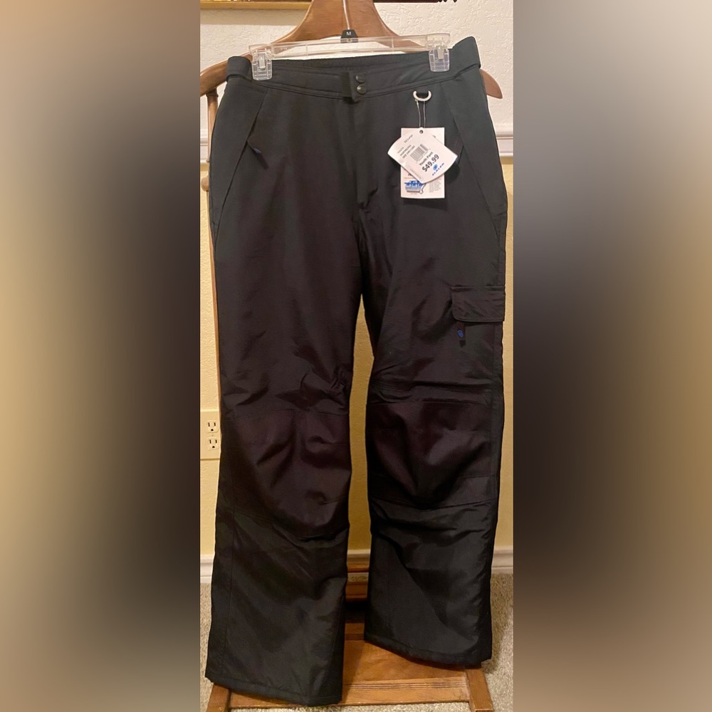 NWT Slalom Youth Large Black Snow and Ski Pants